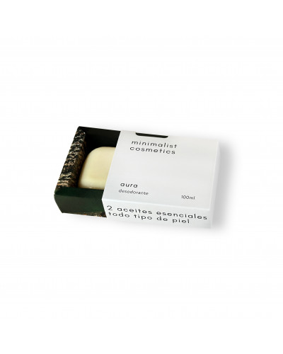 DESODORANTE NATURAL - libre de plástico, vegano, neutro de género, sin aluminio, sin parabenos