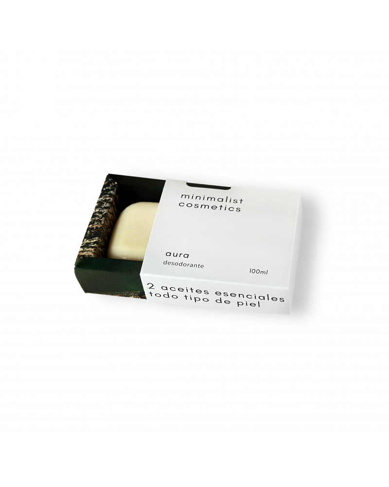 DESODORANTE NATURAL - libre de plástico, vegano, neutro de género, sin aluminio, sin parabenos