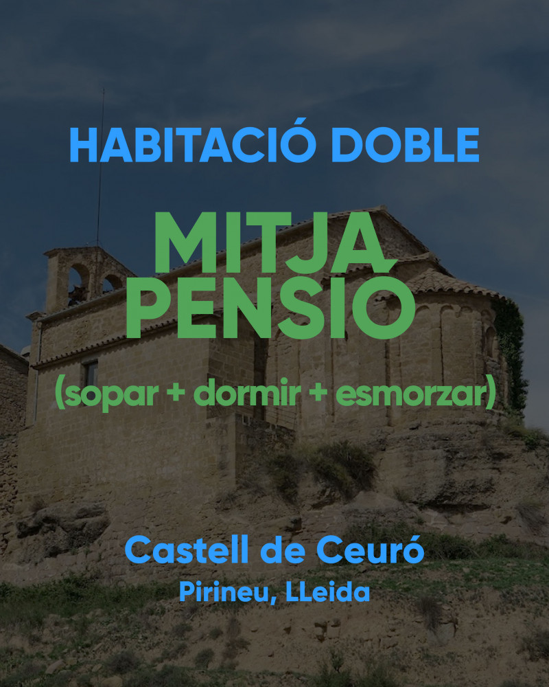 HABITACIÓ DOBLE - MITJA PENSIO
