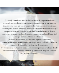 Tatuatge Conscient