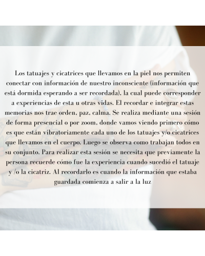 Mapeo energético de tatuajes y cicatrices